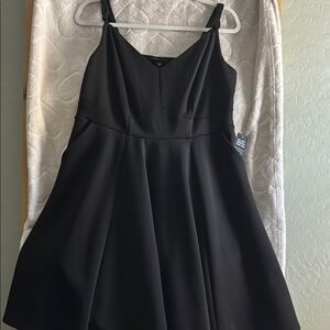 Torrid Black Spaghetti Strap A-Line Mini Dress